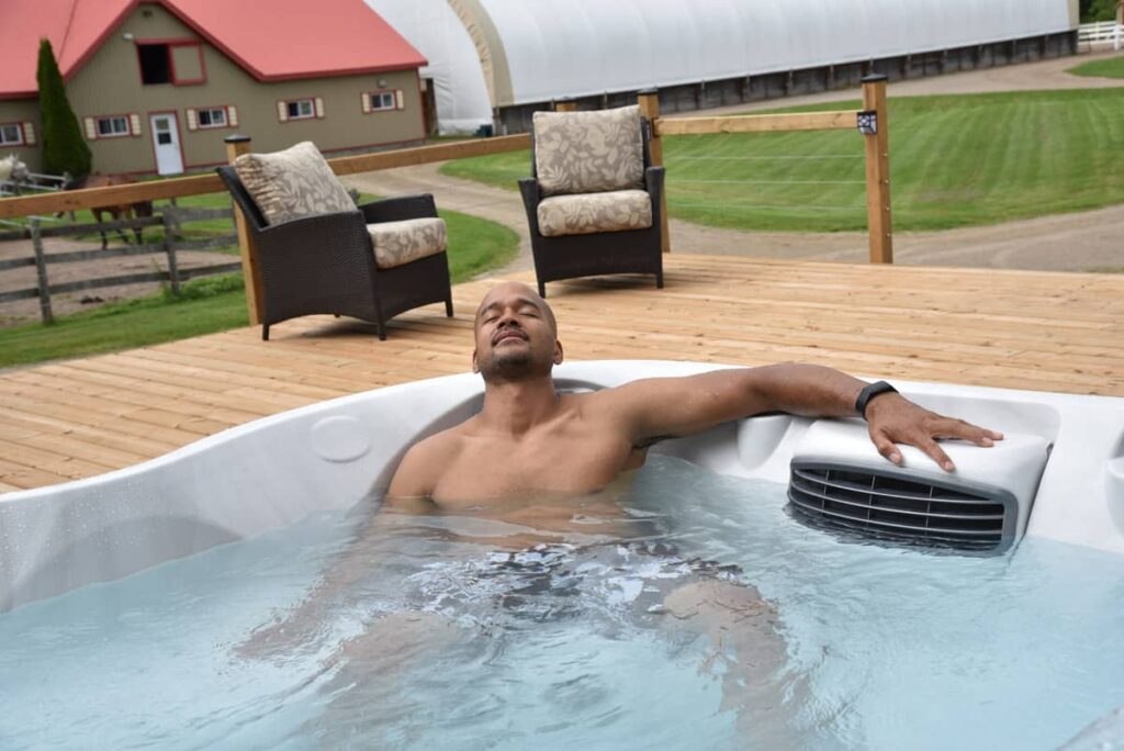 small hot tubs installation