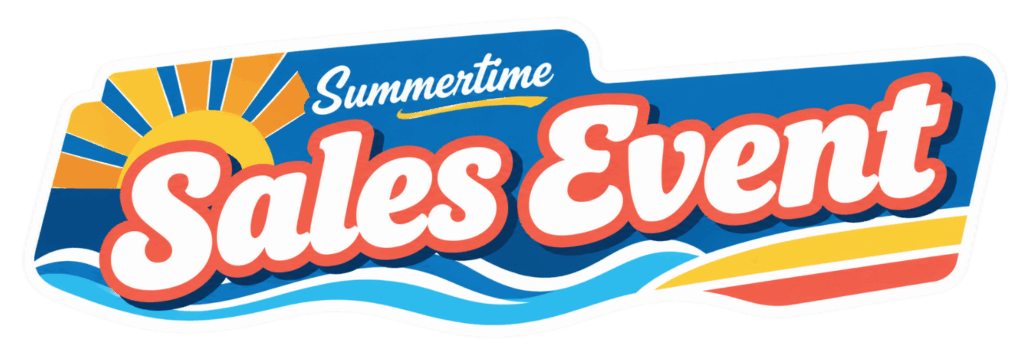 summertime sale logo