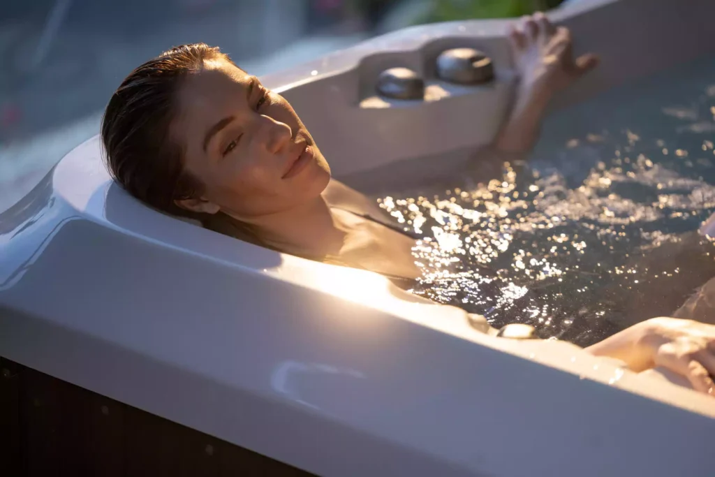 hottub female detail jacuzzi